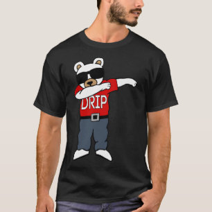 Dabbing Angesagt Bären Tropfen T-Shirt