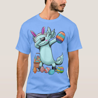 Dabbing Aolotl Ostertag Eier Dab Boys Girls Kind  T-Shirt
