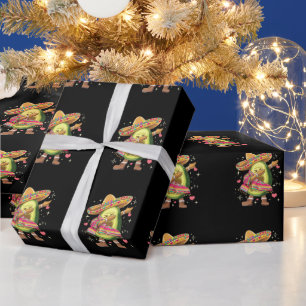 Dabbing Avocado Cinco De Mayo Lustiger Mexikanisch Geschenkpapier