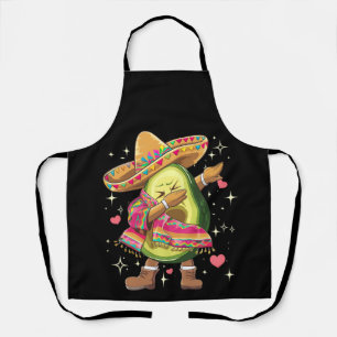 Dabbing Avocado Cinco De Mayo Lustiger Mexikanisch Schürze