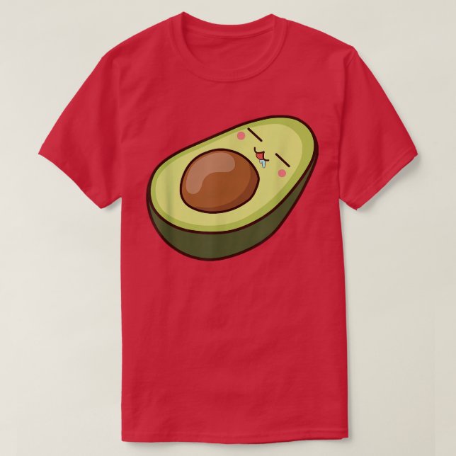 Dabbing Avocado Funny Vegan Food Lover T-Shirt Kin (Design vorne)