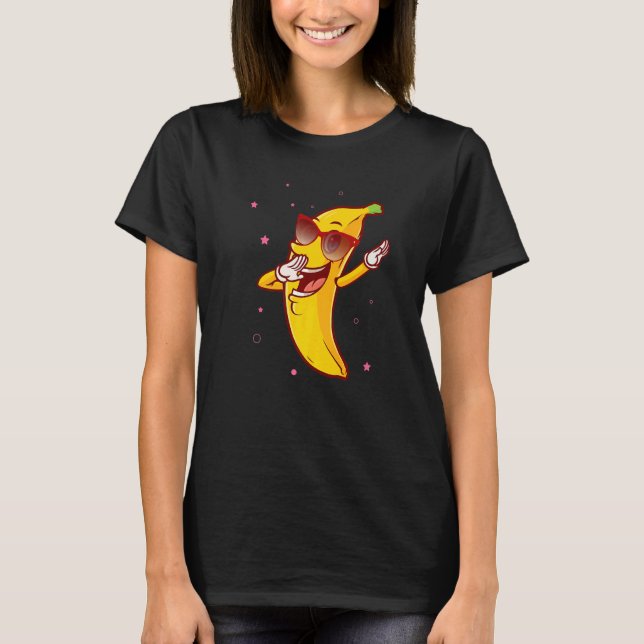 Dabbing Banana  Cute Banana Dabbing  Dab T-Shirt (Vorderseite)