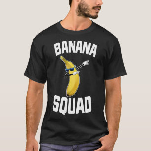 Dabbing Bananen-Truppe Lustige Gelbe Reife Frucht T-Shirt