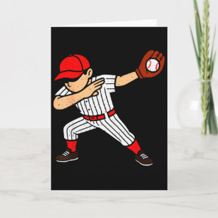 Dabbing Baseballspieler Baseballer Sport Athlet Karte
