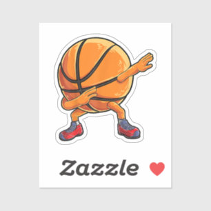Dabbing Basketball Ball Funny Boys Männer Frauen S Aufkleber