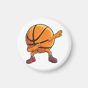 Dabbing Basketball Ball Funny Boys Männer Frauen S Magnet