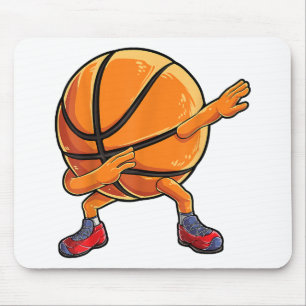 Dabbing Basketball Ball Funny Boys Männer Frauen S Mousepad