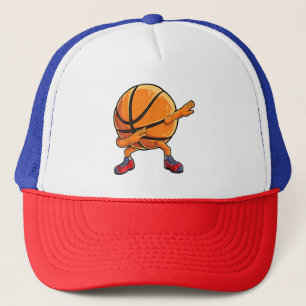 Dabbing Basketball Ball Funny Boys Männer Frauen S Truckerkappe