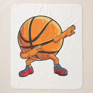 Dabbing Basketball Ball Lustige Jungen Männer Frau Sherpadecke