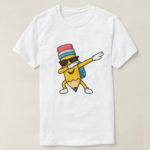 Dabbing Bleistift Back to School Geschenk 2026 – L T-Shirt