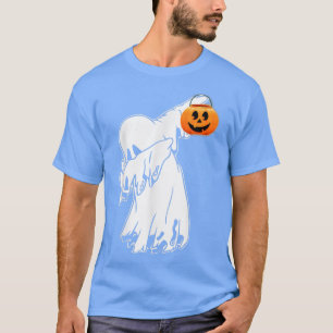 Dabbing Boo Geist Kürbislaterne Pumpkin Happy Hal T-Shirt