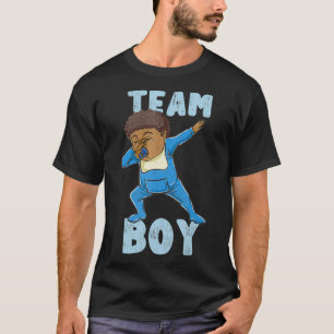 Dabbing Boy Gender Reveal Team Boy Vintag T-Shirt