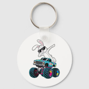 Dabbing Bunny Happy Ostermonster LKW Liebhaber Ki Schlüsselanhänger