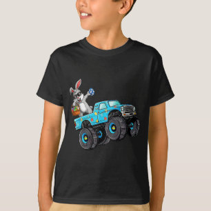 Dabbing Bunny Happy Ostermonster Truck Lovers Bo T-Shirt