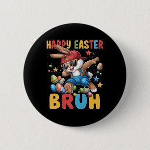 Dabbing Bunny Oaster Bruh Meme Funny Sprichwort Te Button