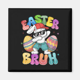 Dabbing Bunny Oaster Bruh Meme Funny Sprichwort Te Magnet