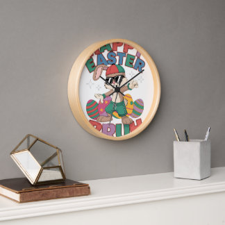 Dabbing Bunny Oaster Bruh Uhr