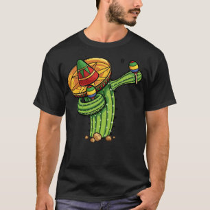 Dabbing Cactus Shirt Cinco de Mayo Fiesta