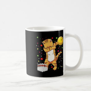 Dabbing Cat Bowling Shirts Funny Bowling Geschenk  Kaffeetasse