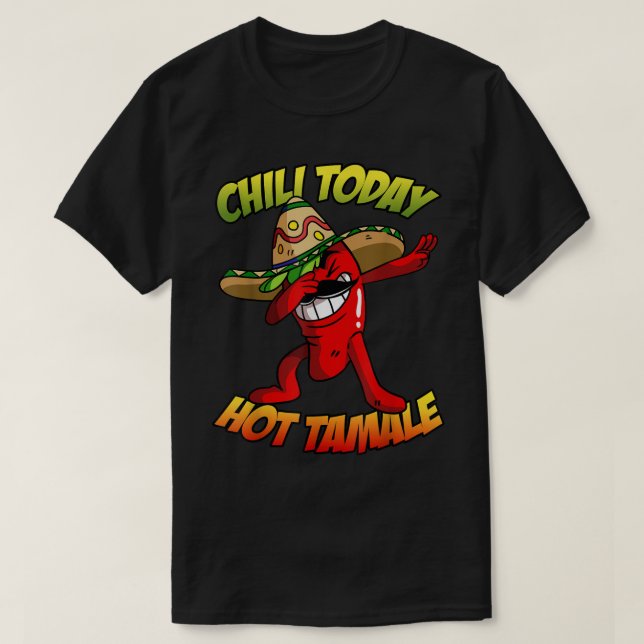 Dabbing Chili Pfeffer Shirt, Chili T-Shirt (Design vorne)