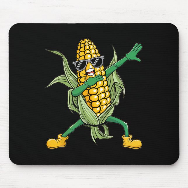 Dabbing Corn Cob Dance Corn Bauer Corn Lover Mousepad (Vorne)