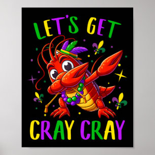 Dabbing Crawfish Kostüm Kinder Kleinkinder Jungen  Poster