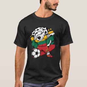 Dabbing Dalmatiner Dog Litauen Fußball Fans Jersey T-Shirt