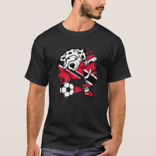 Dabbing Dalmatiner Dog Trinidad und Tobago Soccer  T-Shirt