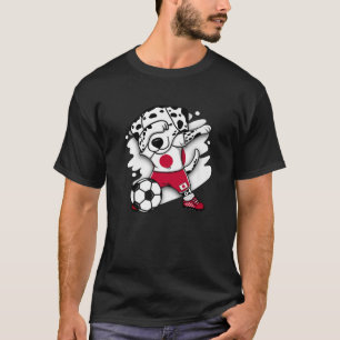 Dabbing Dalmatiner Japan Soccer Fans Jersey Japani T-Shirt