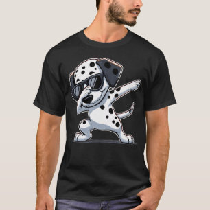 Dabbing Dalmatiner Lustiger Dalmation Hund Dab-Tan T-Shirt