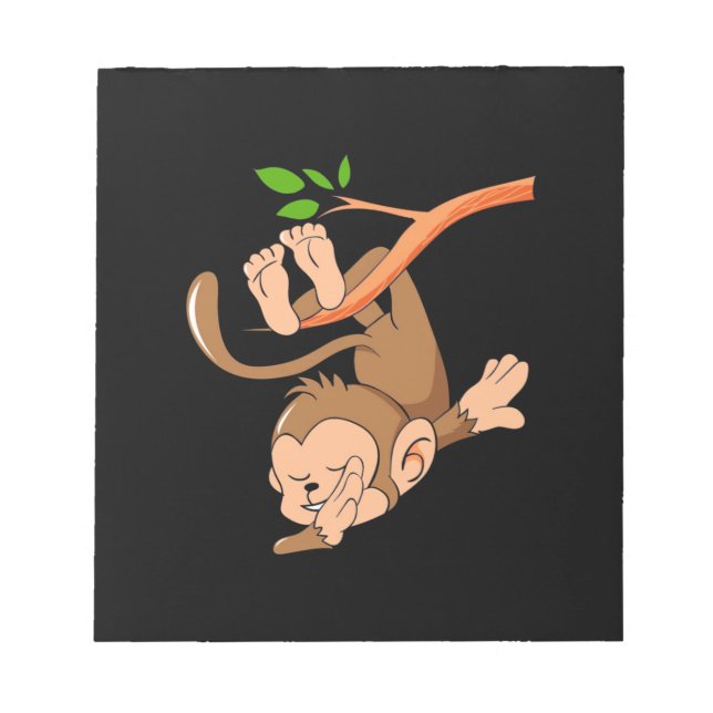 Dabbing Dance Monkey Notizblock (Vorderseite)