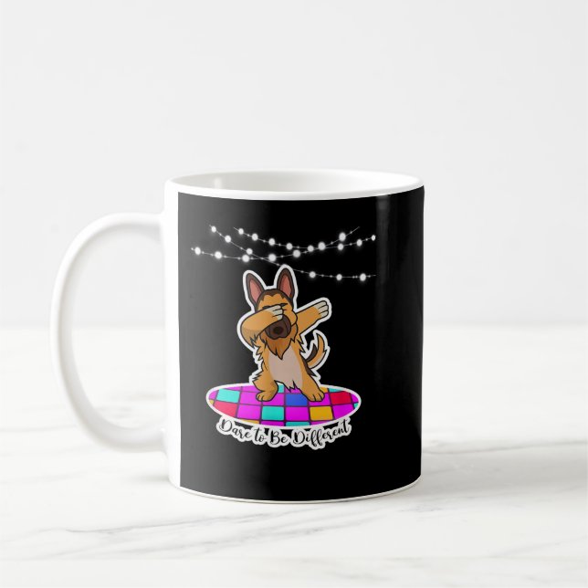 Dabbing Dare to be Different pet d Kaffeetasse (Links)