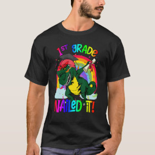 Dabbing Dinosaurier Rex Abschluss Nail I T-Shirt
