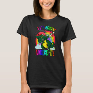 Dabbing Dinosaurier Rex Abschluss Nails T-Shirt