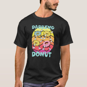 Dabbing Donut Donut Für Männer Frauen Retro 2 T-Shirt