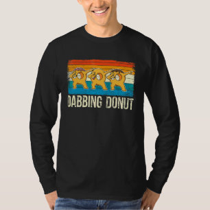 Dabbing Donut Donut Für Männer Frauen Retro 6 T-Shirt
