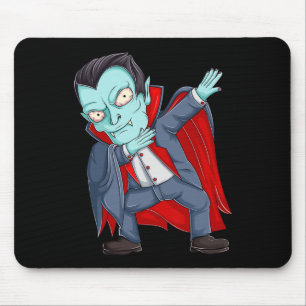 Dabbing Dracula Vampire Shirts Kleinkind Halloween Mousepad