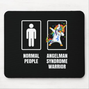 Dabbing Einhorn Angelman-Syndrom Krieger Überleben Mousepad