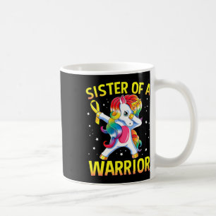 Dabbing Einhorn Bewusstsein für Kinderkrebs Stolz Kaffeetasse
