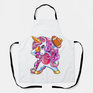 Dabbing Einhorn Fußball Shirt Einhorn Fußball Gesc Schürze
