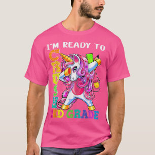 Dabbing Einhorn Girls der zweiten Klasse zurück zu T-Shirt