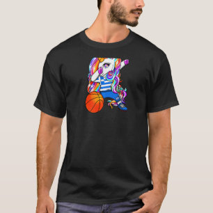 Dabbing Einhorn Griechenland Basketball Fans Jerse T-Shirt