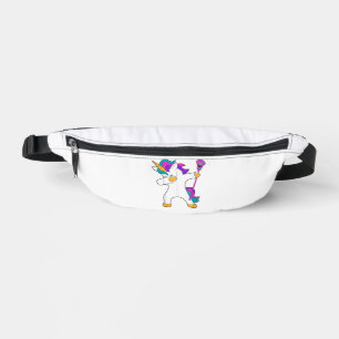 Dabbing Einhorn Lacrosse LAX-Shirt Lustiges Tee-Ge Bauchtasche
