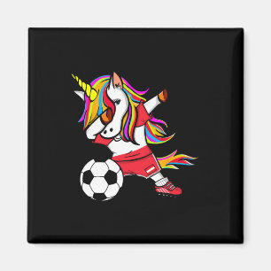 Dabbing Einhorn Österreich Fußll - Österreichische Magnet