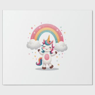 Dabbing Einhorn T-Shirt - Lustiger Dab-Tanz Regenb Geschenkpapier