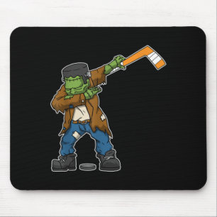Dabbing Eishockey Lustiges Halloween Kostüm Mousepad