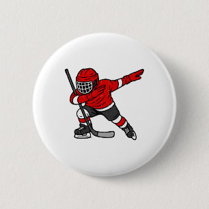 Dabbing Eishockeyspieler Sport Athlet Dab-Tanz Button