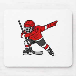 Dabbing Eishockeyspieler Sport Athlet Dab-Tanz Mousepad
