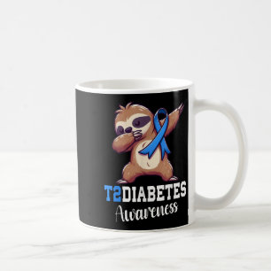 Dabbing Flatth Diabetes Awareness Typ 2 Diabetes B Kaffeetasse