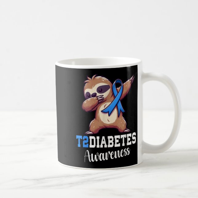Dabbing Flatth Diabetes Awareness Typ 2 Diabetes B Kaffeetasse (Rechts)